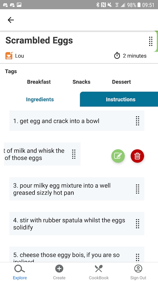 MyDish Mobile Application