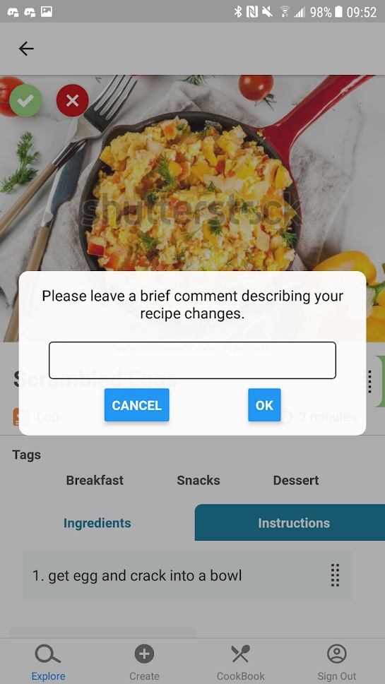 MyDish Mobile Application